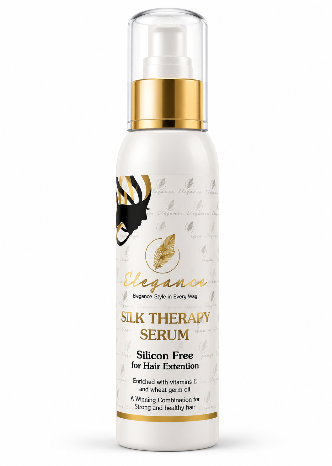 סרום משי לשיער ללא סיליקון 150מ"ל Elegance Silk Therapy serum