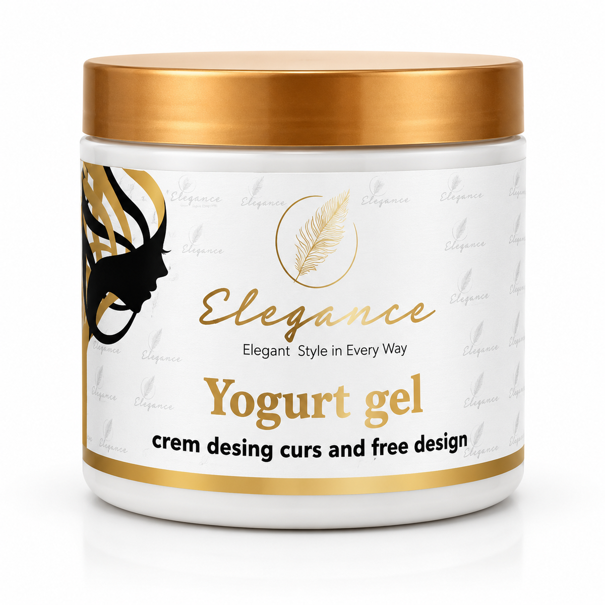 ג'ל לעיצוב שיער 500 מ"ל Elegance Yogurt gel