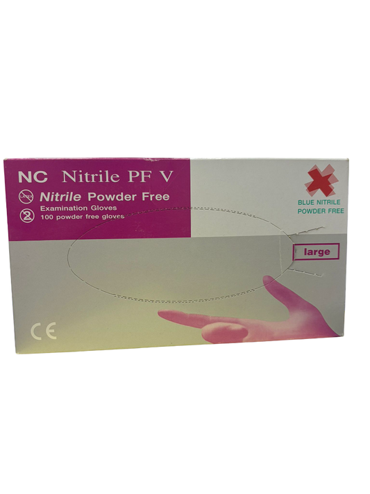 NC NITRILE PF GLOVES - SIZE L