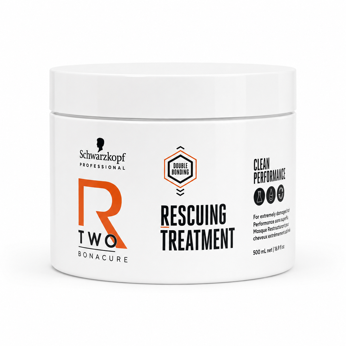 מסיכת לשיקום שיער פגום במיוחד 500 מ”ל – Schwarzkopf R-TWO Rescuing Treatment