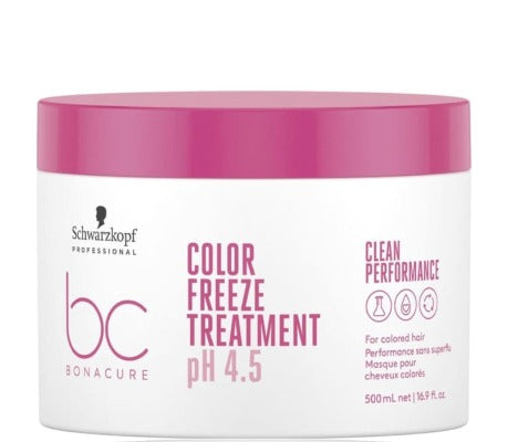 מסכה לשיער צבוע 500 מ”ל – Schwarzkopf BC Color Freeze Treatment PH 4.5
