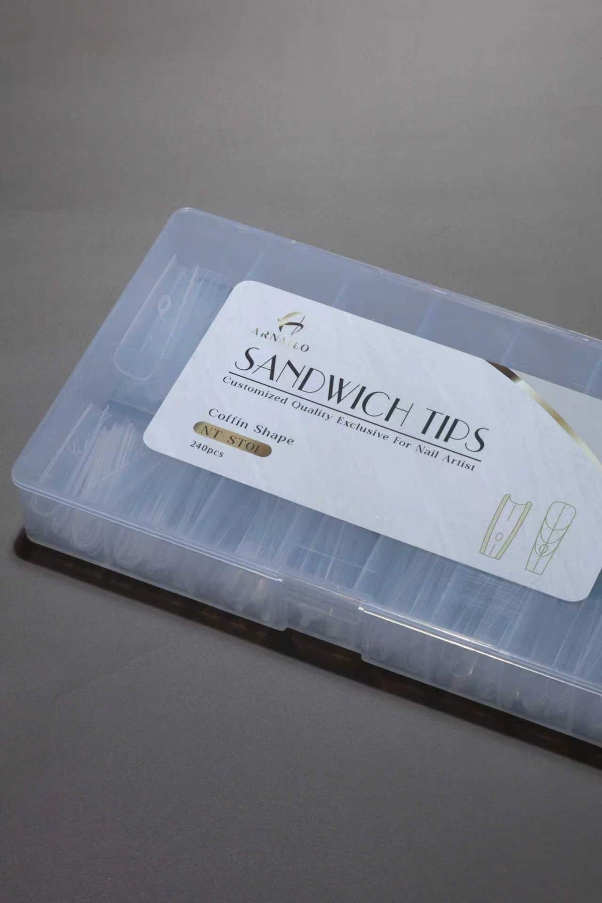 Tips Case - ARNAILO SANDWICH TIPS ST01