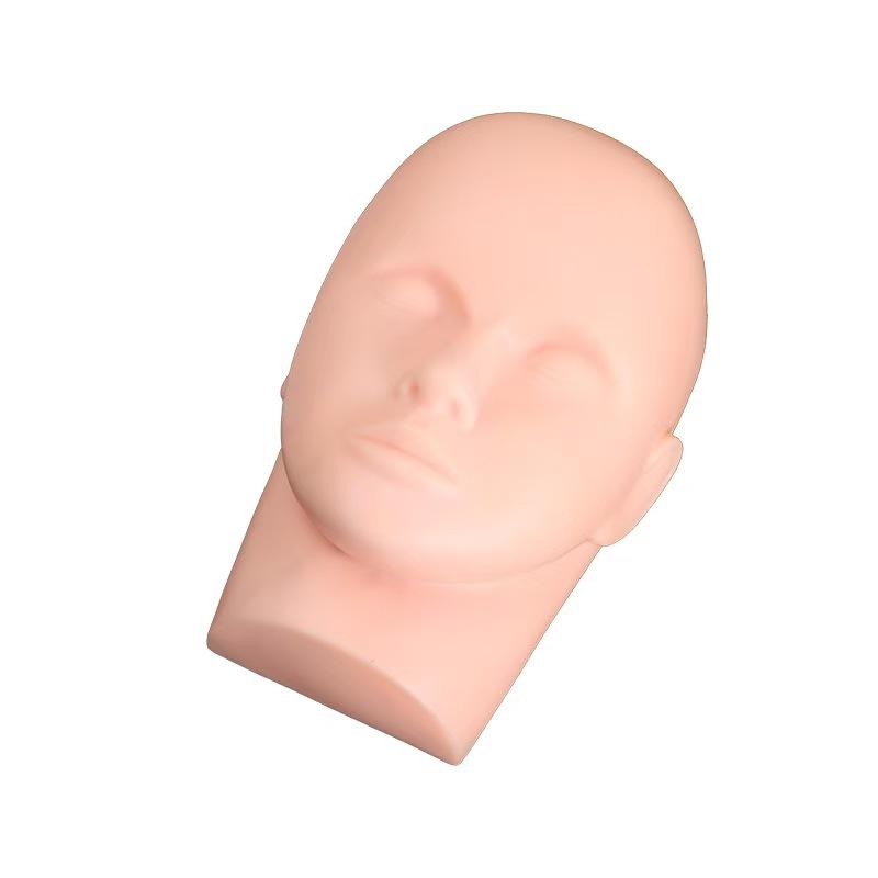 Eyebrow and lip training head