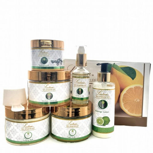 Lealeen Manicure Pedicure Spa Starter Kit - Lemon Fresh