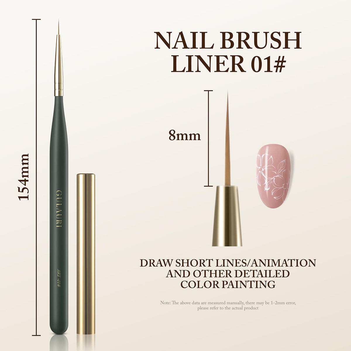 GULAURI-NAIL BRUSH #01