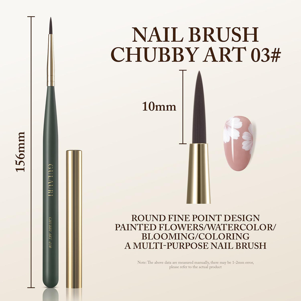 GULAURI-NAIL BRUSH #03