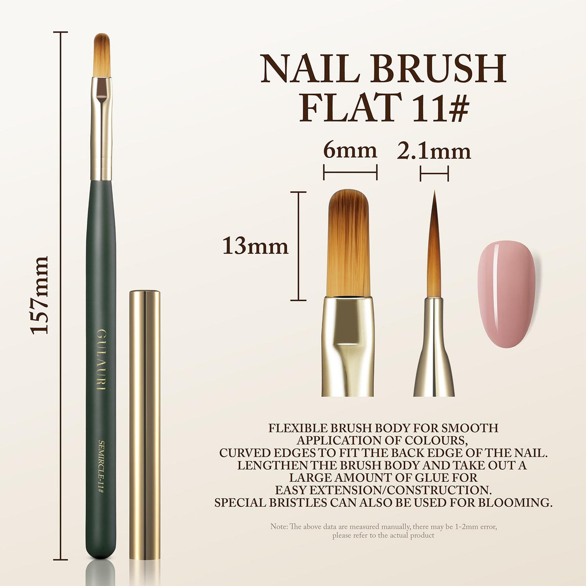 GULAURI-NAIL BRUSH #011