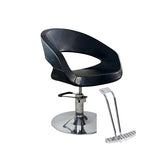 Cream barber chair model 150-8836 (includes footrest)