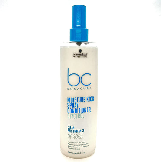 ספריי קונדישינר לטיפוח שיער יבש 400 מ”ל – Schwarzkopf BC Moisture Kick Spray Conditioner Glycerol