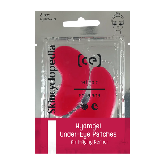 Hydrogel eye patches with retinoids - skincyclopedia