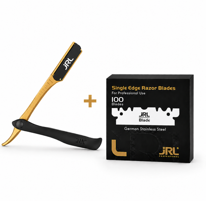 ידית תער מקצועית עם מגנט בצבע שחור JRL®