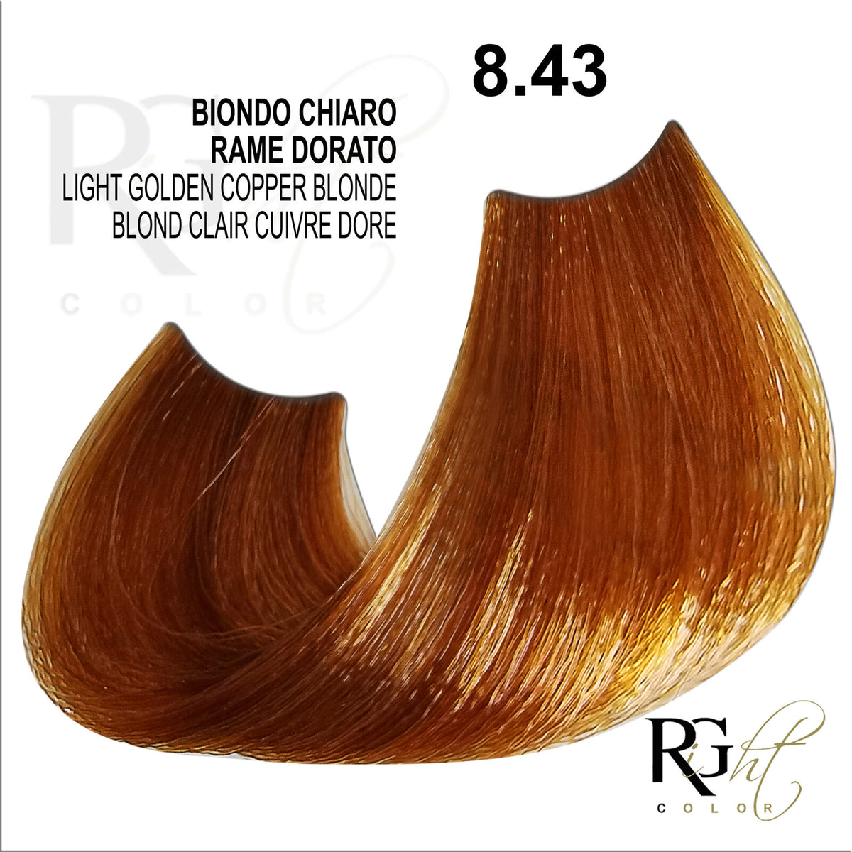سلسلة ألوان الشعر النحاسية RG MILANO